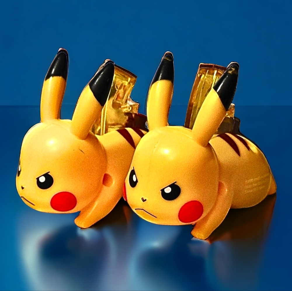 Four (4) Vintage Collectible McDonald's Pokemon Toys - Pikachu Mewtwo Infernape